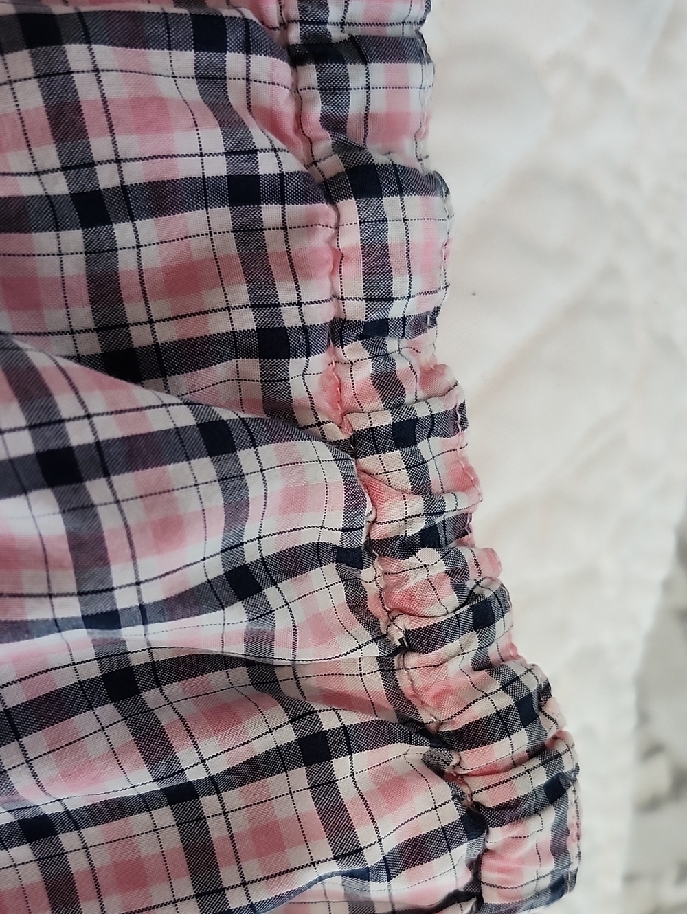 Vintage Victoria's Secret Pink Boxer Short Plaid Ruffle Size Small - Picture 7 of 10